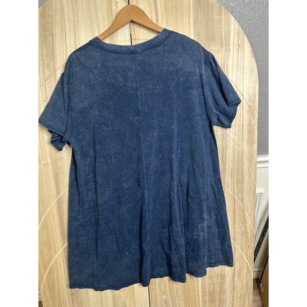 Lululemon All Yours Tee Dress Cloud Wash Navy Blue Size 12 - Picture 7 of 10